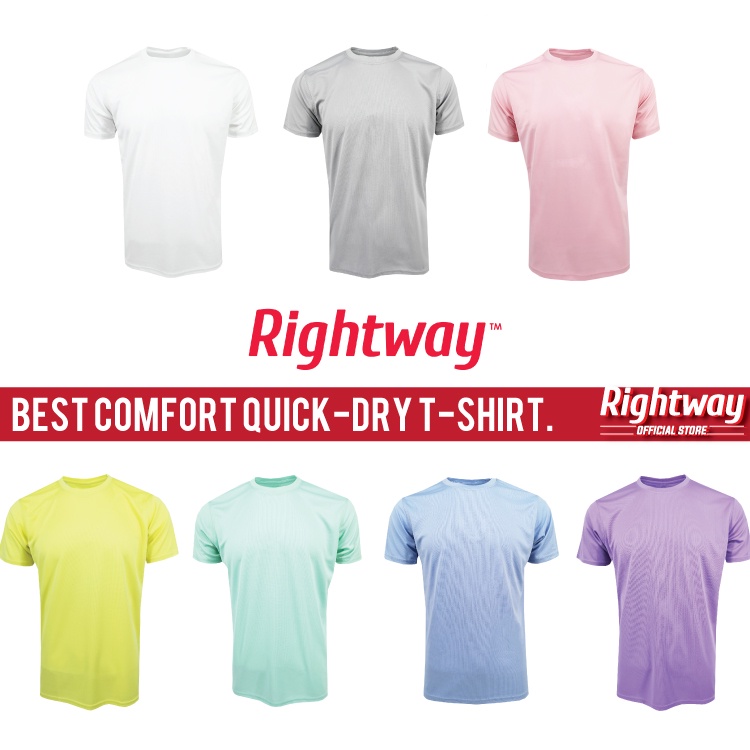RIGHTWAY Quick Dry Round Neck Unisex 