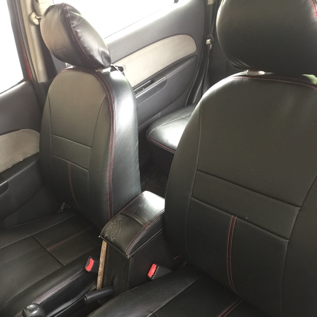 Seat cover waja,myvi old,viva,kancil,wira,saga hitam 