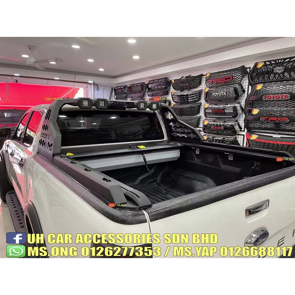 JHCHAN Tappetini in TPE 3D per Ford Ranger 2012-2022 Wildtrak Raptor Platinum Tremor Limited XLT XL T6 T7 T8 Doppia Cabina Pickups, Impermeabile Accessori