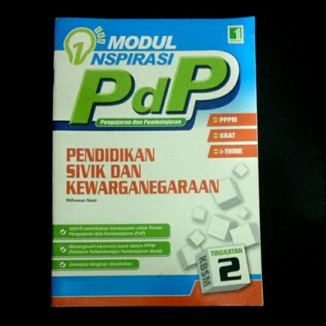 Modul Inspirasi Pdp Pendidikan Sivik Dan Kewarganegaraan Tingkatan 2 Shopee Malaysia