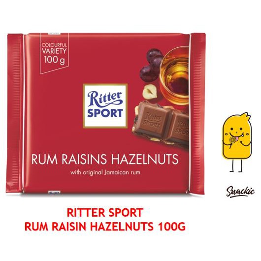 Non Halal Ritter Sport Rum Raisin Shopee Malaysia