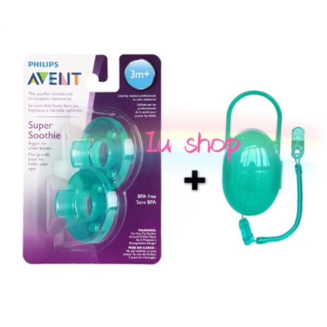 philips avent soothie pacifier 3m 