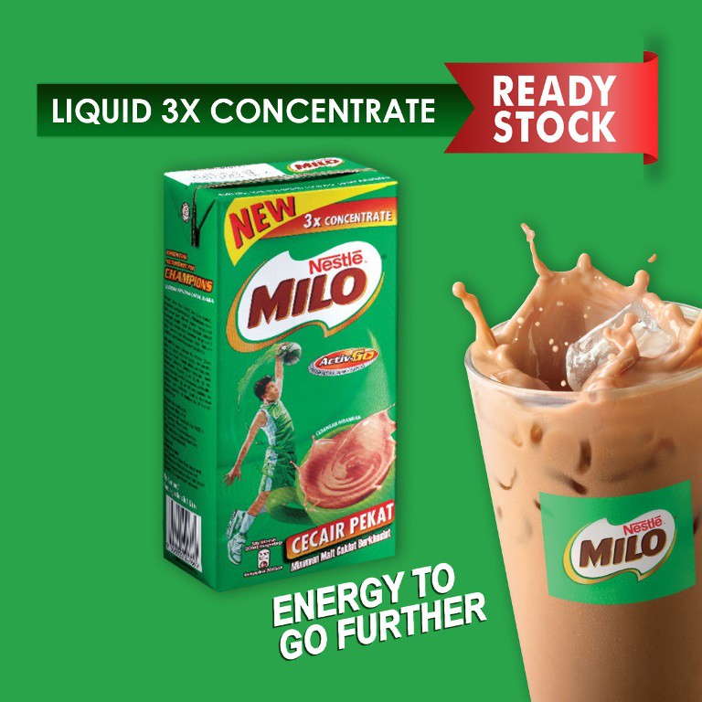 Milo Pekat 1l Milo Tripple Concentrate Pati Milo Shopee Malaysia