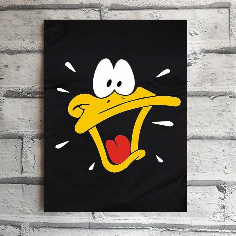 Daffy Duck Wall Art Poster Metal Tin Sign Wall Decor Sign Shopee Malaysia