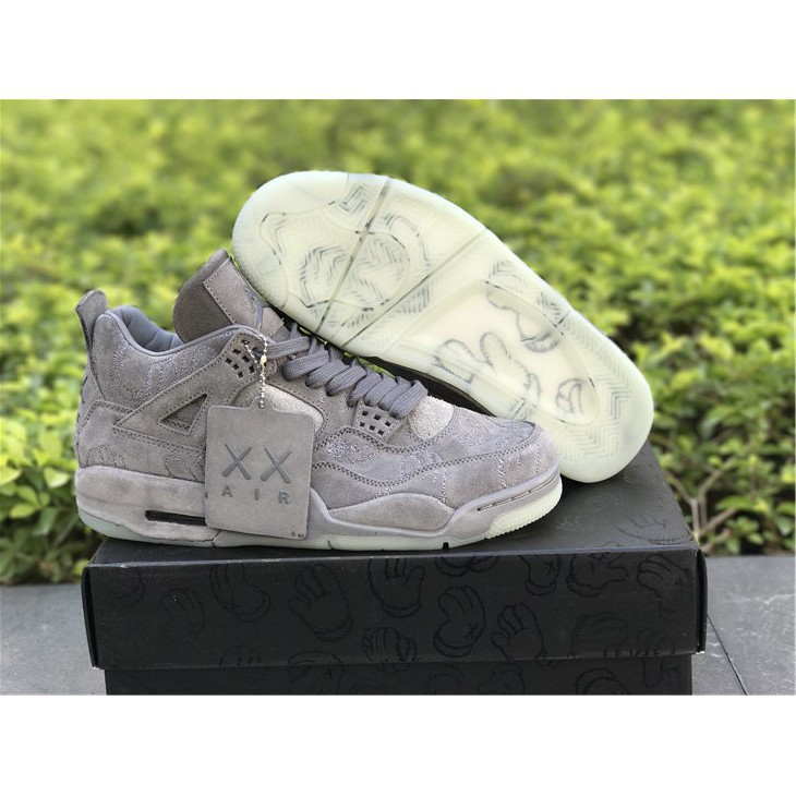 gray suede jordan 4