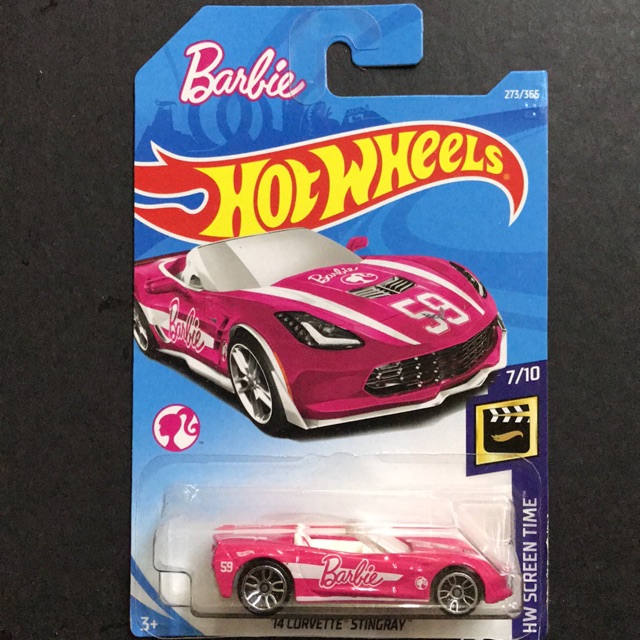 Hotwheels ‘14 Corvette Stingray ( Barbie ) Shopee Malaysia