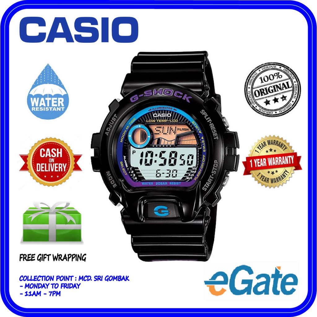 2 Years Warranty Casio G Shock Glx 6900 1d Men Sporty Digital G Lide Series Black Original Watch Glx 6900 Shopee Malaysia