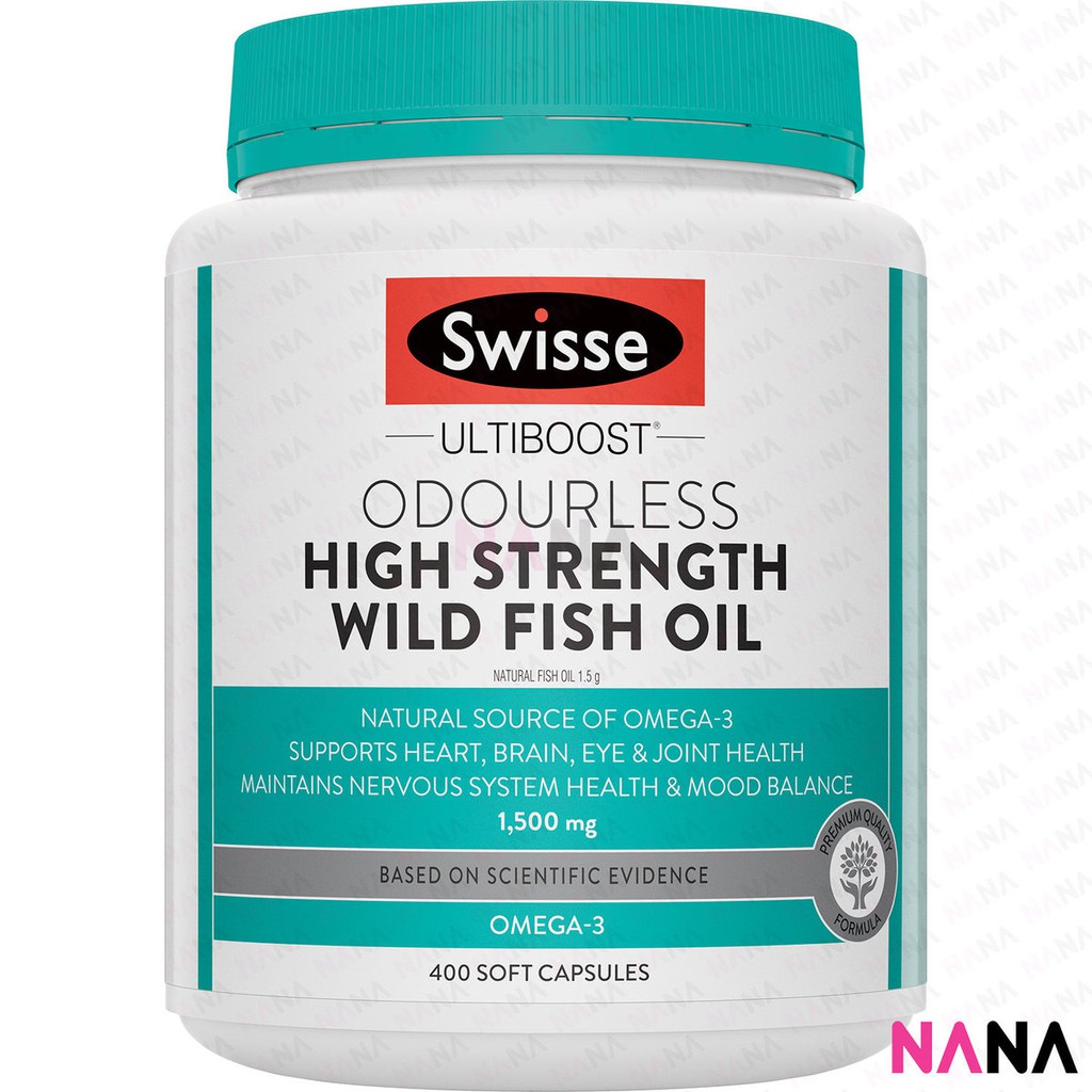 swisse odourless wild fish oil 1000mg