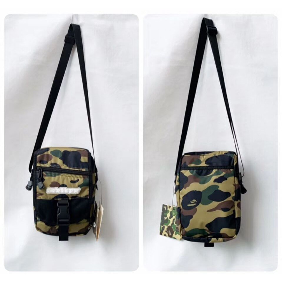 bape camo shoulder bag