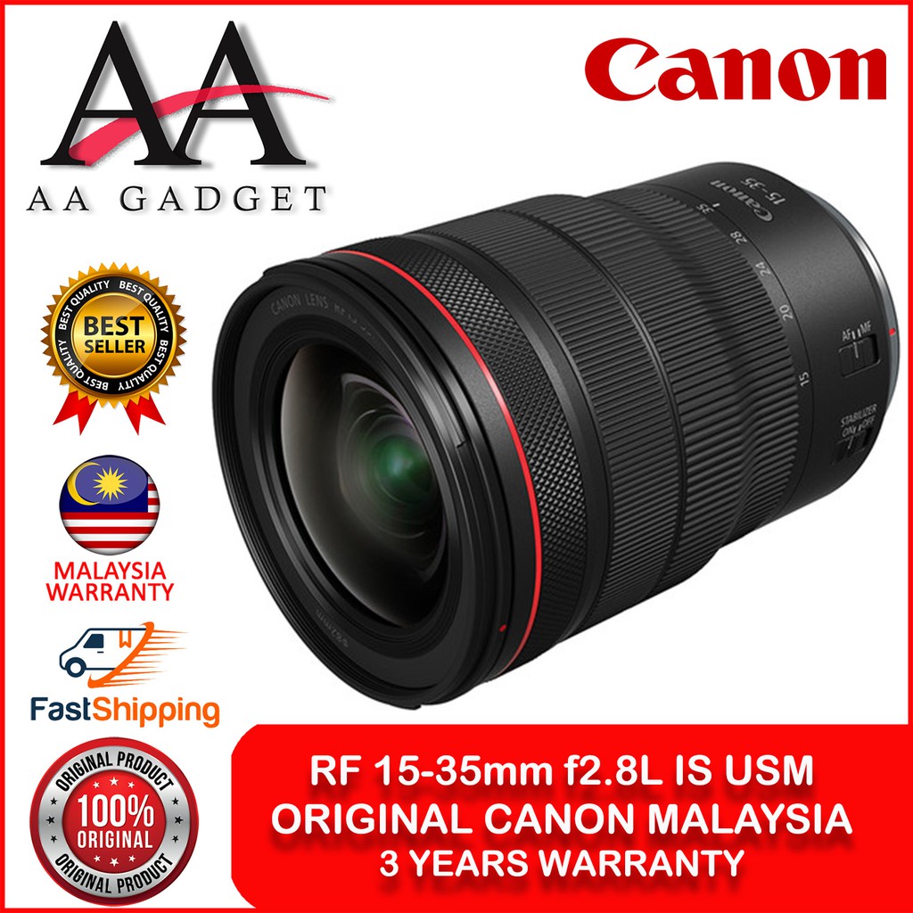 Canon RF 15-35mm f/2.8L IS USM Ship from Malaysia (Original Canon Malaysia) RF15-35MM F2.8L IS USM