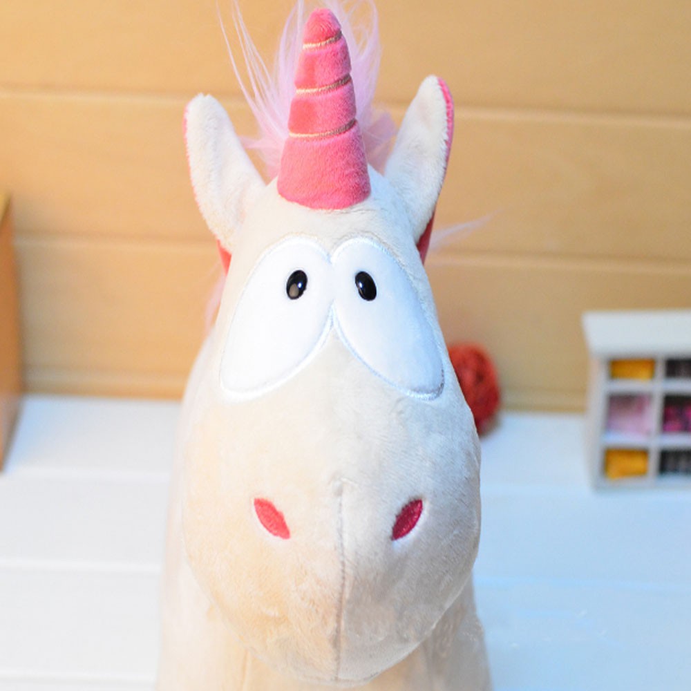 Unicorn Plush Fluffy Toy Lovely Stuffed Theodore Animal Doll Kids Gift RW 