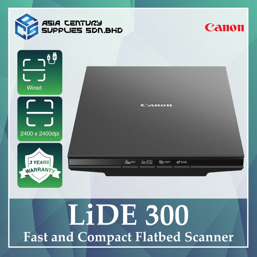 Canon Lide 300 Fast And Compact Flatbed Scanner Shopee Malaysia 0444