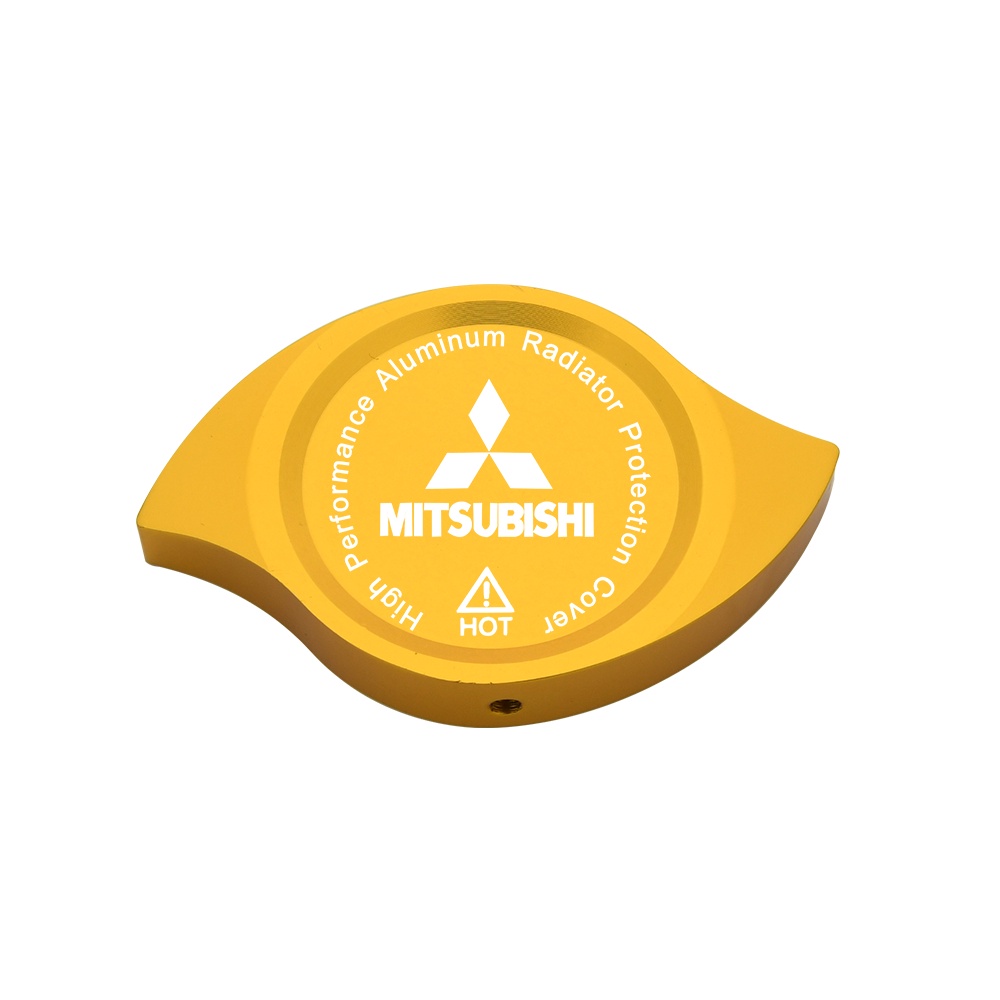 Multi Durable Aluminum Car Radiator Covers Tank Cover Cap RALLIART EVOLUTION MIVEC HKS Logo Emblem Fit MITSUBISHI Aut...