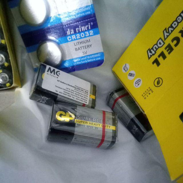 GP 9V 1604S/6f22 Super Heavy Duty Cell Battery | Shopee Malaysia