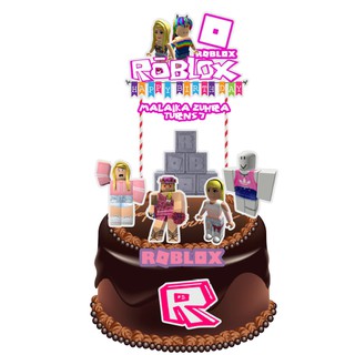 Roblox Girl Theme Cake Topper For Birthday Cake Decoration Shopee Malaysia - available as t shirts roblox roblox roblox cake