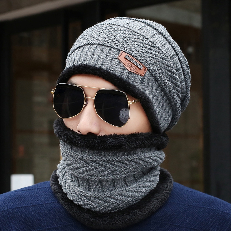 beanie hat scarf set
