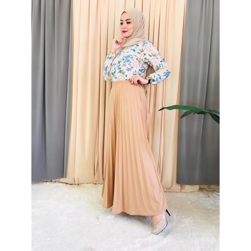 Set Blouse Dan Skirt Palas Viral Shopee Malaysia