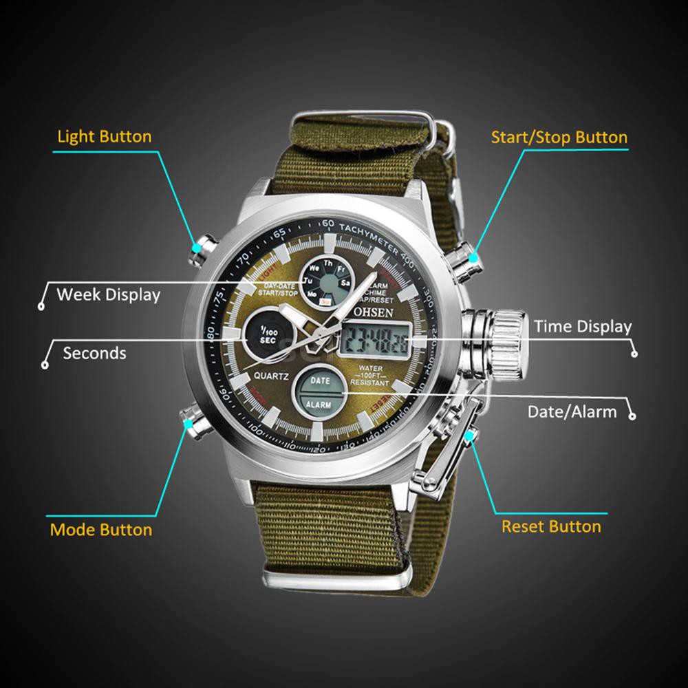 digital watch with hands