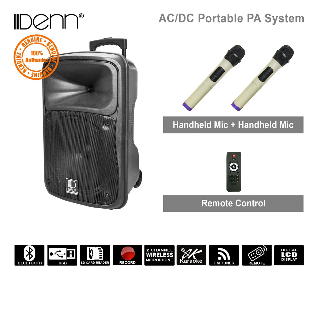 denn portable pa system