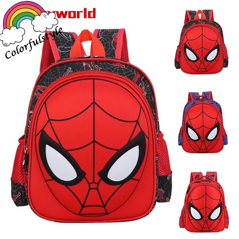 spiderman face backpack