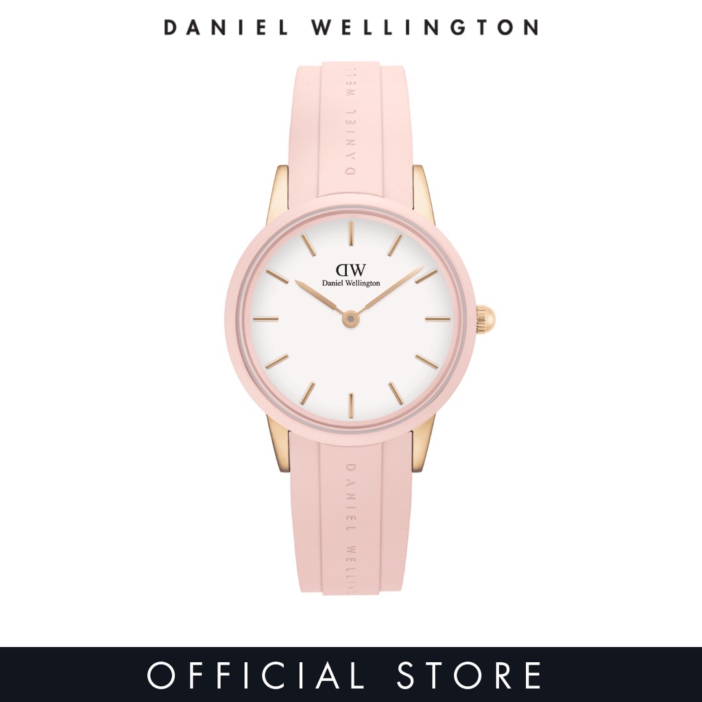 [2 Years Warranty] Daniel Wellington Iconic Motion Pink Watch 32mm Rose gold - White dial - Summer Watch for women - Female watch - Ladies Watch - DW official - Fashion watch - jam tangan perempuan - jam tangan wanita