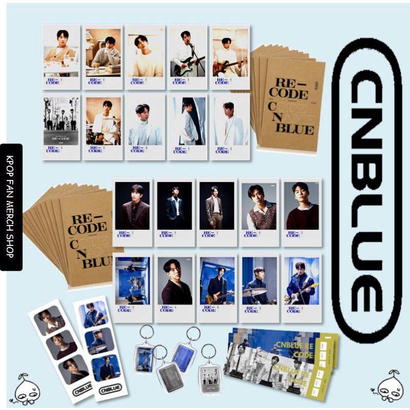 [CNBLUE] FANKIT CNBLUE RECODE PHOTOCARD PHOTO TICKET NOTEBOOK SET