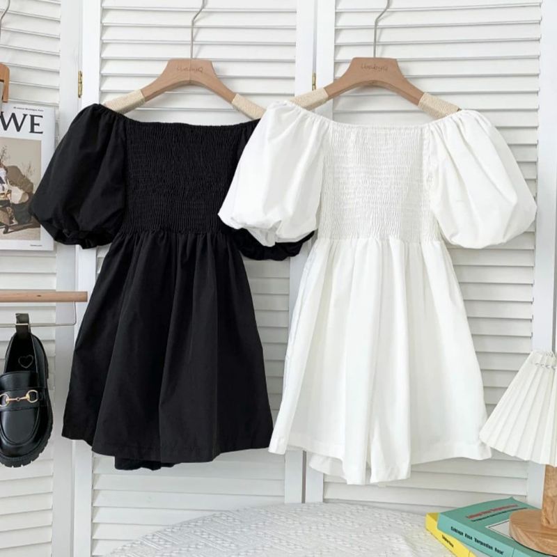 SHORT JUMPSUIT M-XXXXL SABRINA JUMBO LATEST/DRESS JUMBO SABRINA JUMPSUIT WOMEN