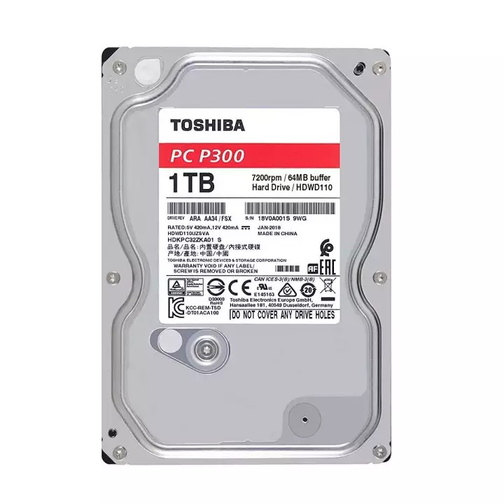 Toshiba Harddisk 1tb Full Games 3 Years Warranty Shopee Malaysia