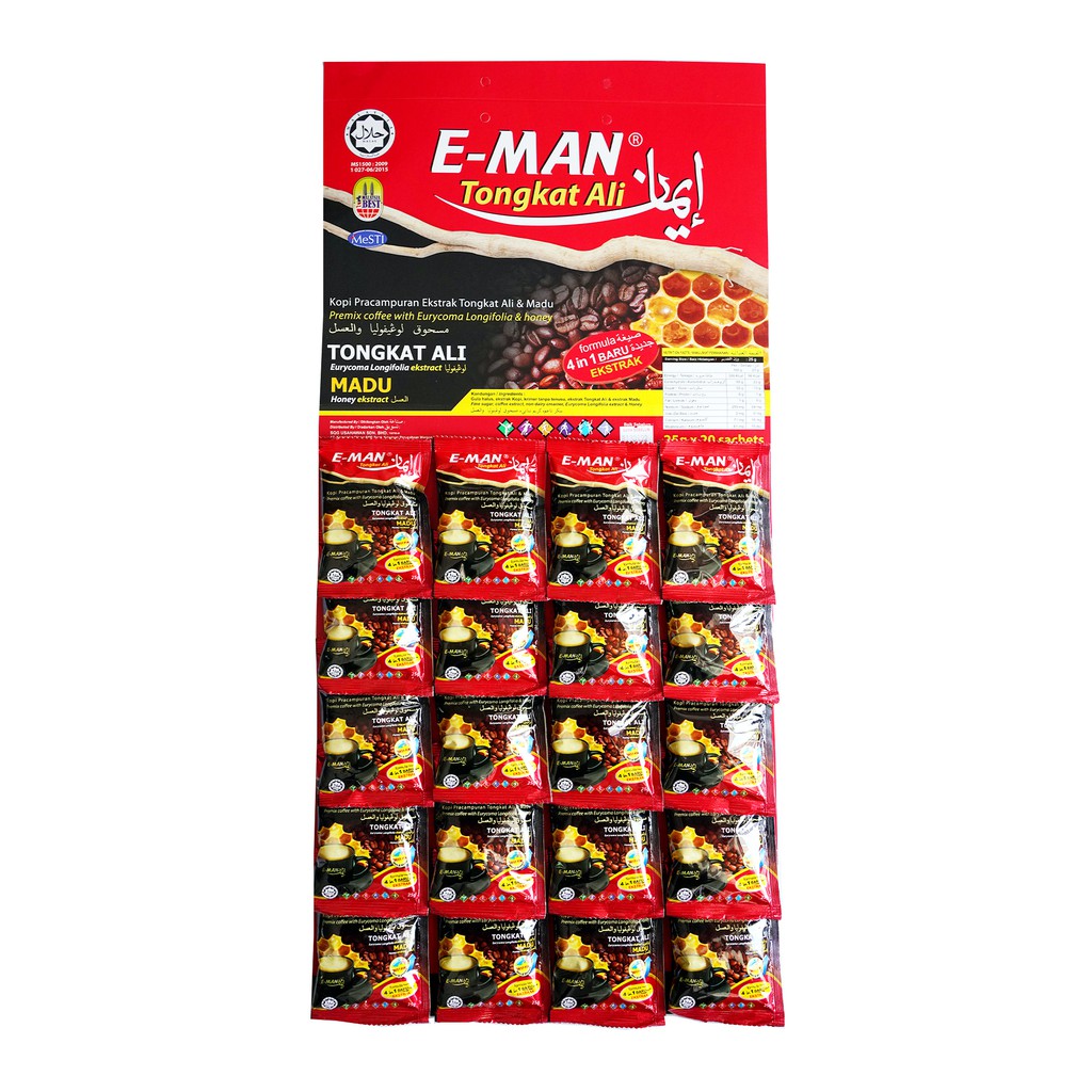 E-MAN Tongkat Ali Papan 25g x 20 Sachet