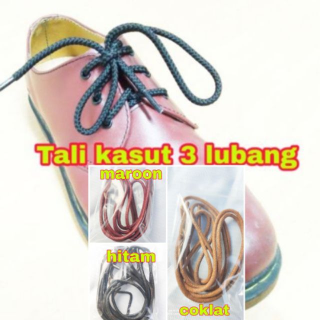 Pelbagai warna Tali kasut boot 3 lubang Dr martens Dr ...