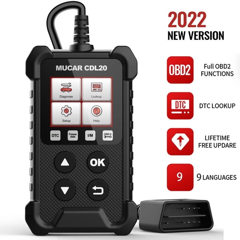 THINKCAR MUCAR CDL20 Obd2 Scanner Diagnostic Tools obd 2 Engine Analyzer Code Reader Car Auto