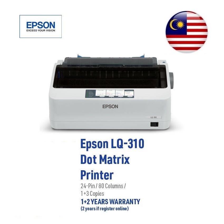 Ready Stock Epson LQ310 24 Pin USB Dot Matrix Printer Tally 1145 Dot