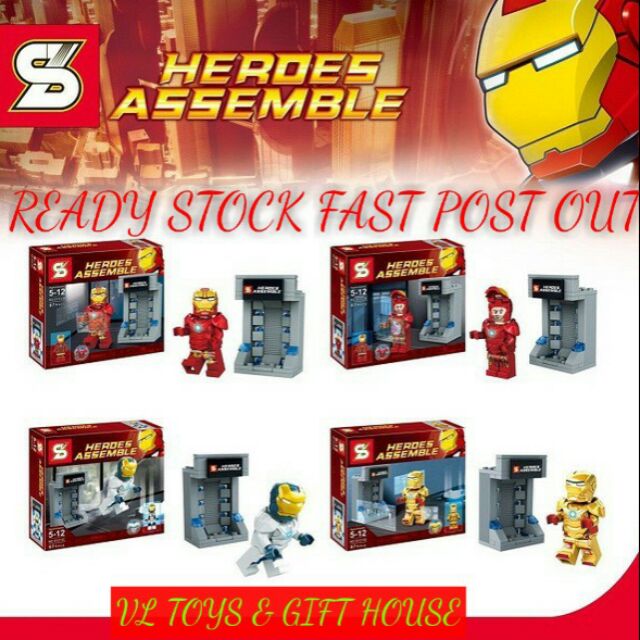 lego heroes assemble iron man