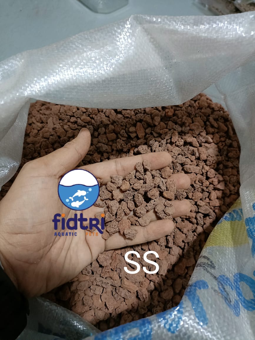LAVA ROCK AQUARIUM BIOMEDIA AQUASCAPE FILTER HIASAN LARVA batu gunung