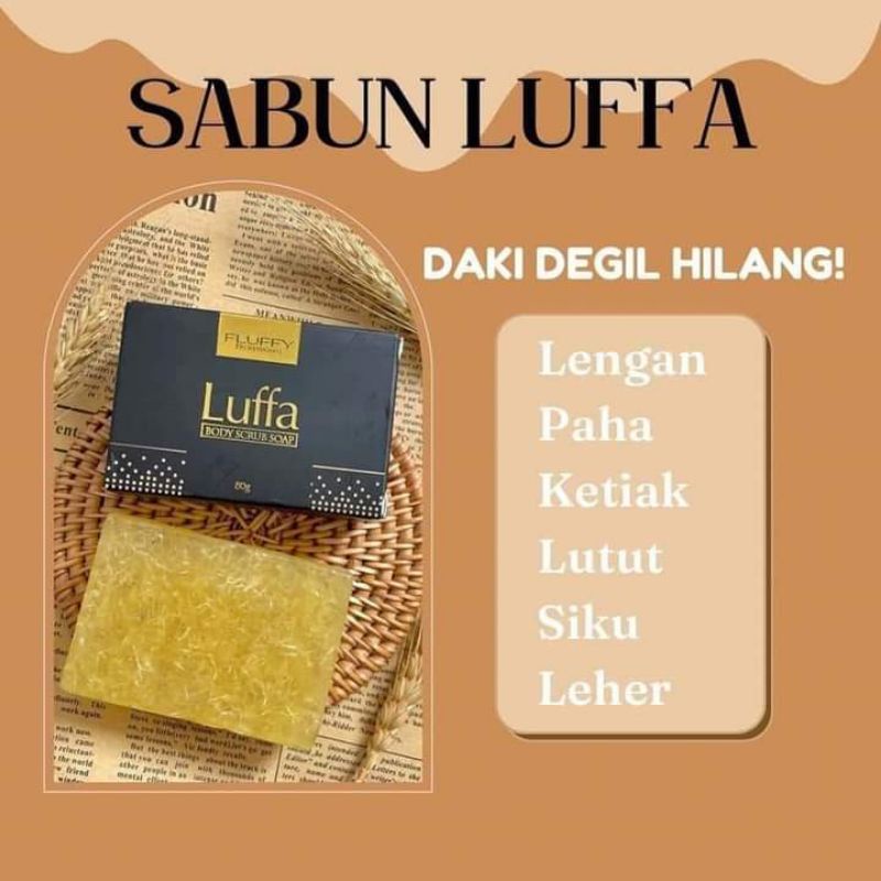 ORIGINAL LUFFA BODY SCRUB SOAP FLUFFY PROFESSIONAL SABUN DAKI PUTIH