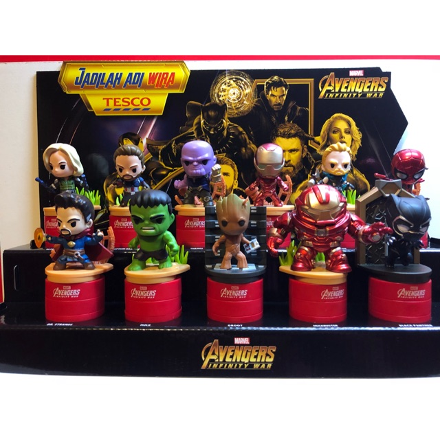 Last Stock Tesco Marvel Avengers Complete Set With Action Kit Shopee Malaysia - tesco roblox set