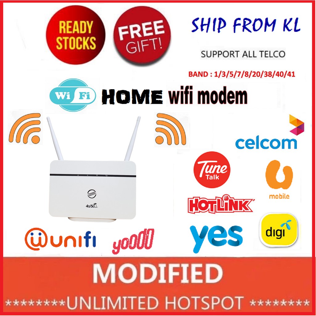 MODIFIED WIFI UNLIMITED HOTSPOT 4G DATA MODEM ROUTER RS860/RS980+ same ...