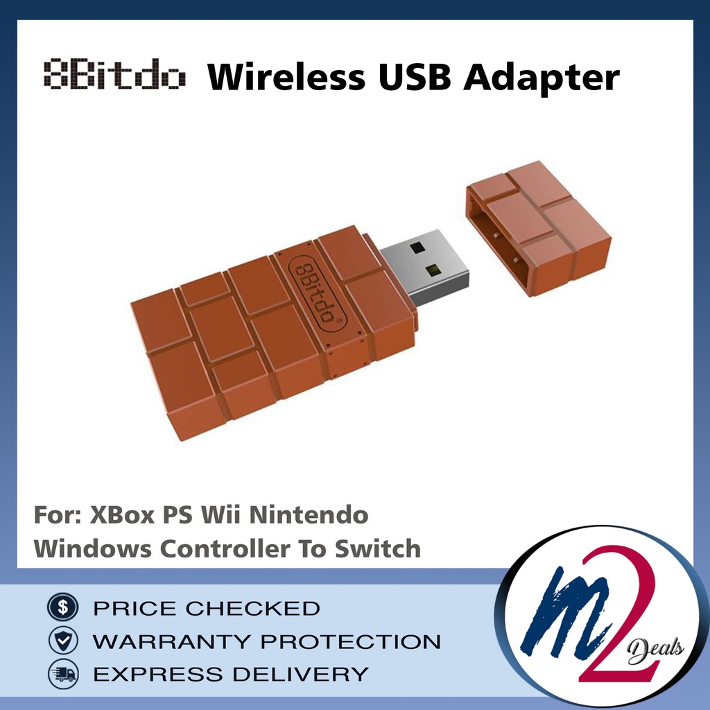 Hot Sale Must Buy 8bitdo Wireless Usb Adapter Xbox Ps Wii Nintendo Windows Controller To Switch Shopee Malaysia