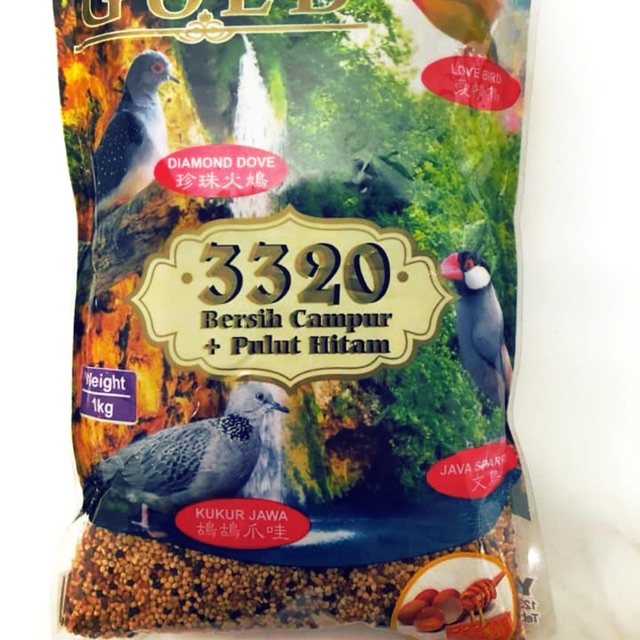 Sambau Burung 3320mix Millet 1kg Makanan Burung Shopee Malaysia