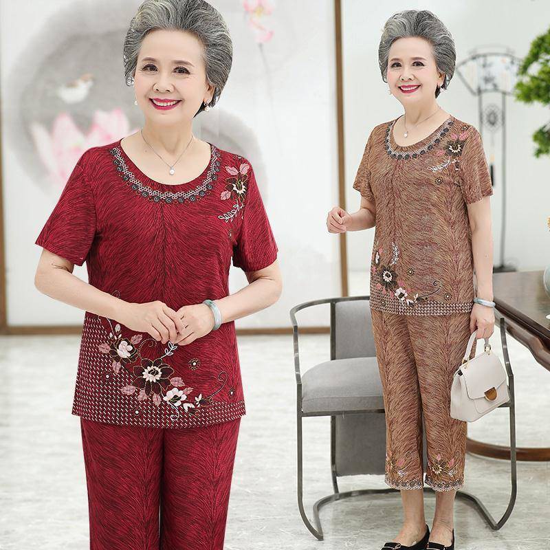 Blouse Murah Ready Stock Baju Unicornsekeping Tunggal Sut Pakaian Musim Panas Warga Tua Pakaian Wanita Tua Pakaian Nenek Berusia 60 Tahun Sut Baju Kemeja Isteri 3 4 Lengan Shopee Malaysia