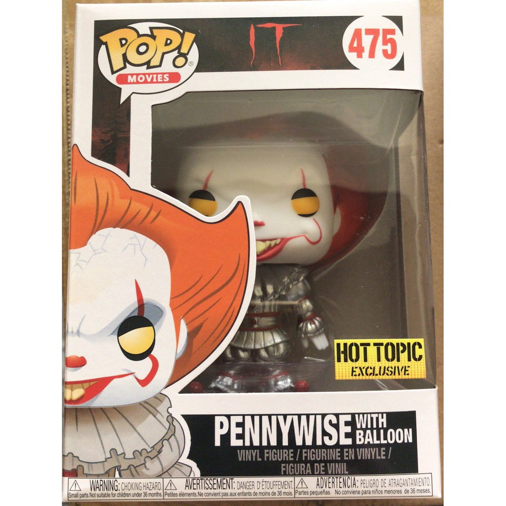 funko pop pennywise metallic