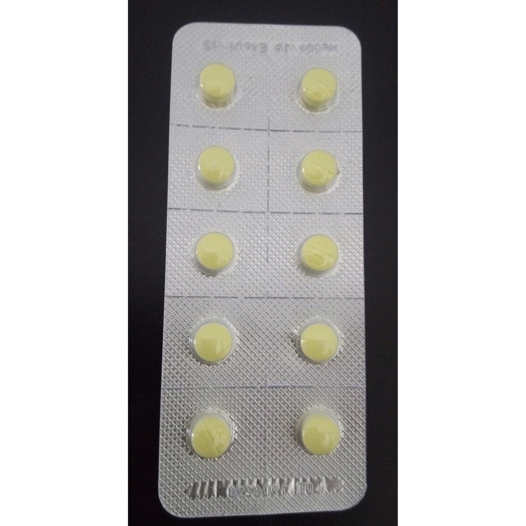 CCM Chloramine Tablet, Chlorpheniramine Maleate BP 4mg 10pcs, Ubat Anti