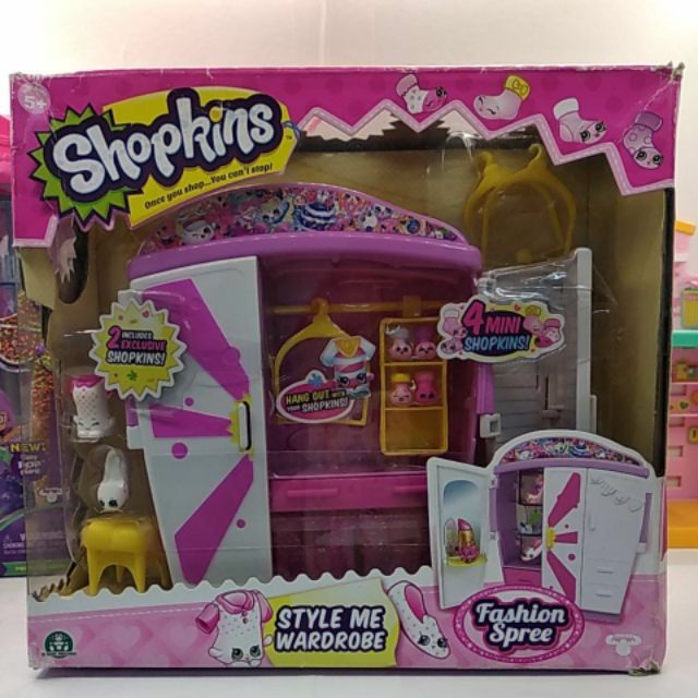 shopkins style me wardrobe