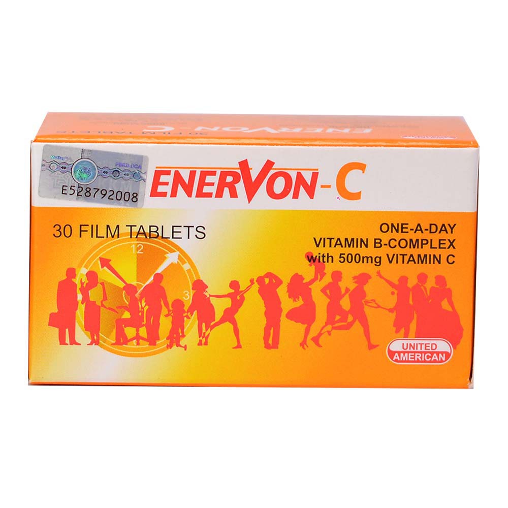 1 X Enervon C One A Day Vitamin B Complex With Vitamin C