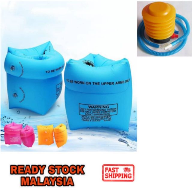  Pelampung Lengan  Kanak Arm Float Swimming Kids Shopee 