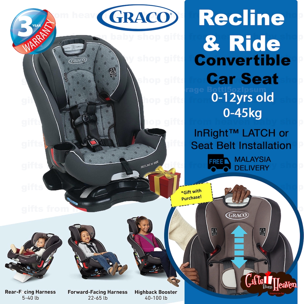 graco 3 in 1 recline