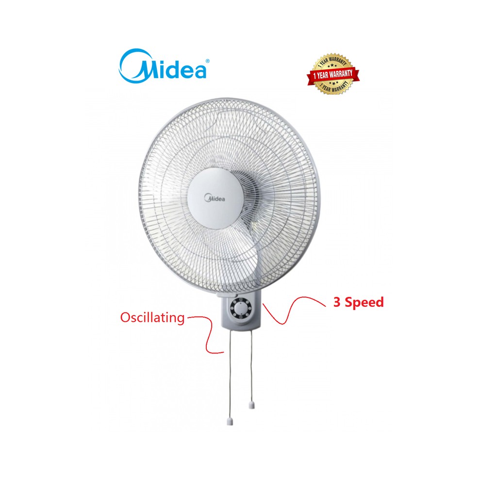 Midea Wall Fan Mf 16fw6h 16 Inch Shopee Malaysia