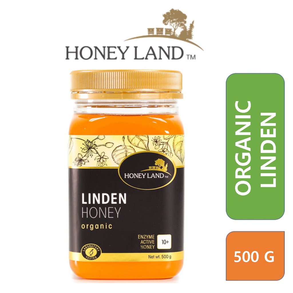 Honey Land Organic Linden Honey (500g)