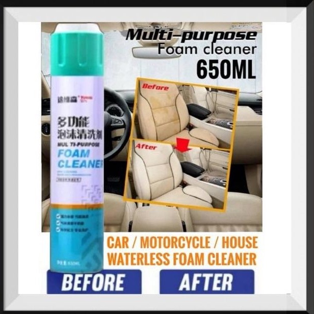 Bubbles Cleaner 650ml Car Interior Washing Foam Clean Car Interior