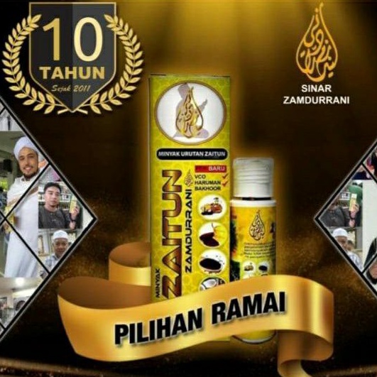HOT SELLING MINYAK ZAITUN RUQYAH ZAMDURRANI (Digelar minyak ajaib saraf)